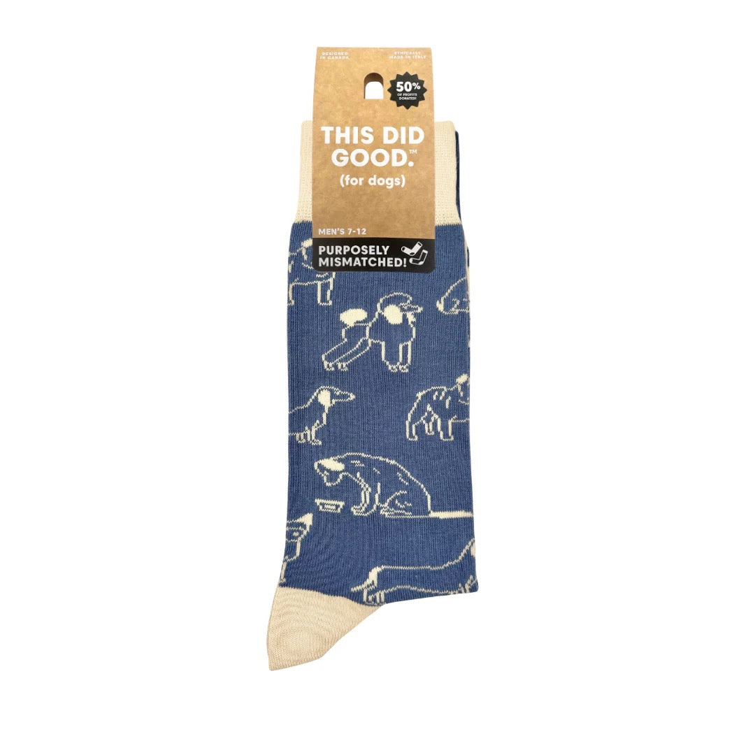 Dogs This Did Good Mismatched Sock M