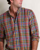 Airsmyth Long Sleeve Shirt - Gold Multi Plaid