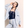Organic Cotton Oversized Zip Hoodie AAD112-2