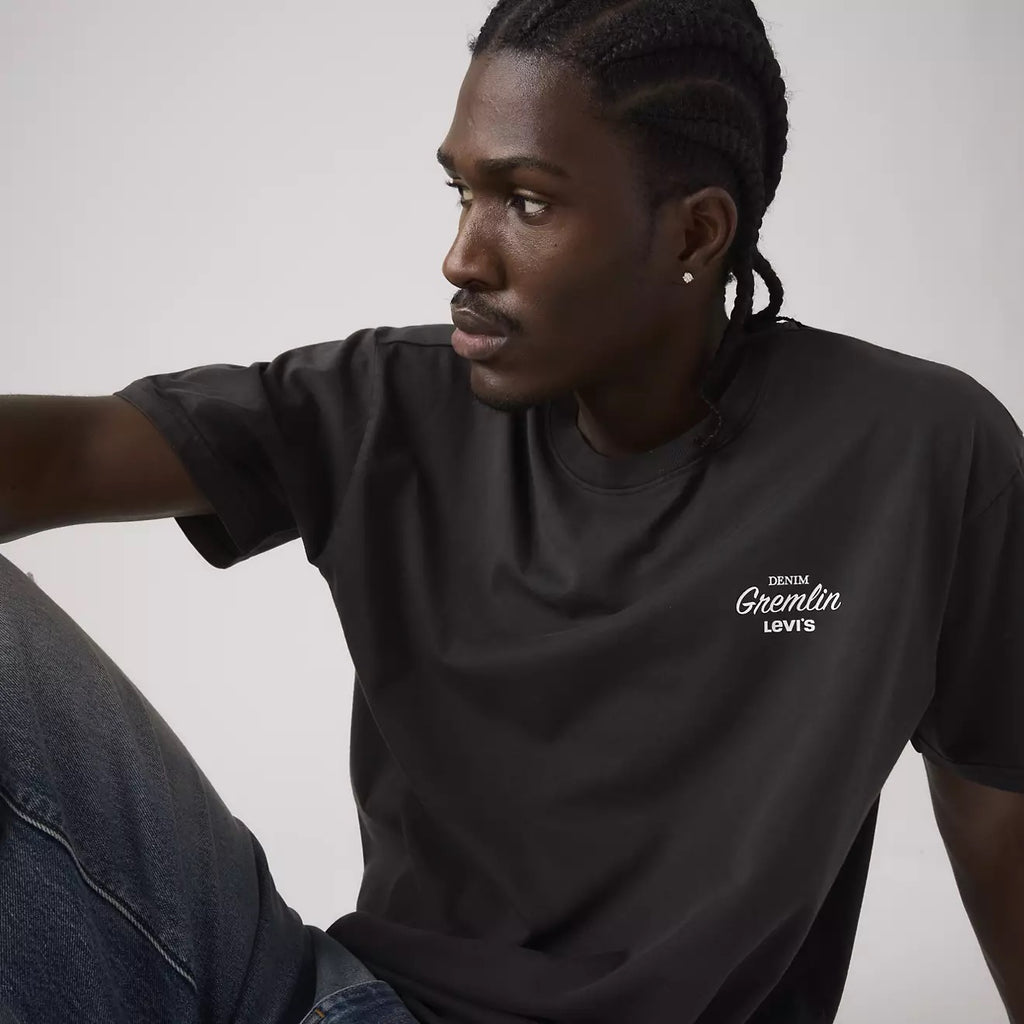 GR Boxy Tee - Coastal Creative Gremlin Jet Black
