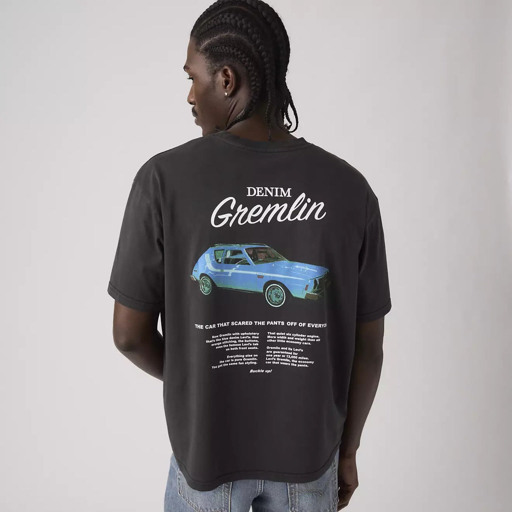 GR Boxy Tee - Coastal Creative Gremlin Jet Black