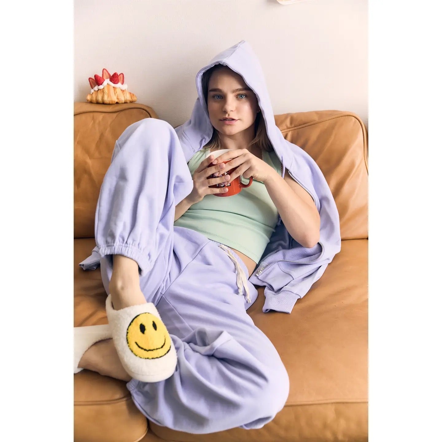 Organic Cotton Oversized Zip Hoodie AAD112-2
