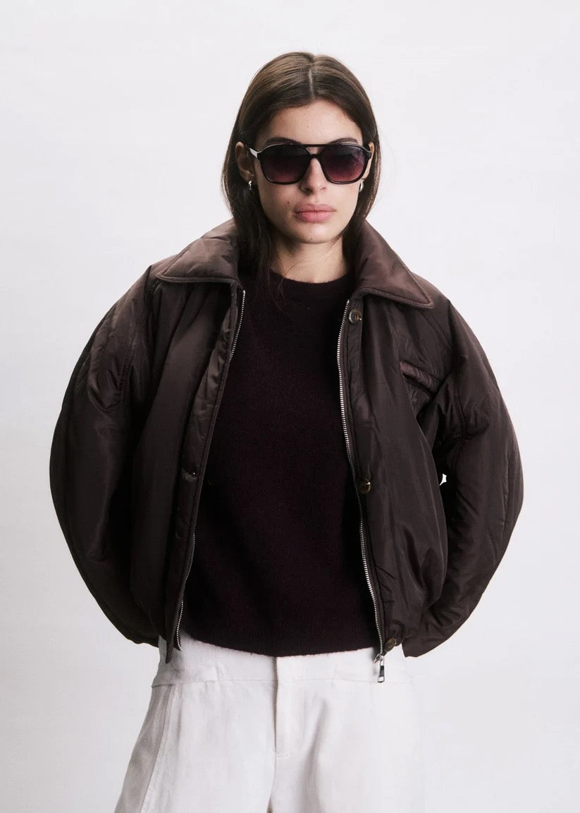 Neil Puffer Jacket - Chocolat