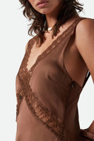 The Ridge Slip Dress - Pinecone Brown