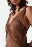 The Ridge Slip Dress - Pinecone Brown