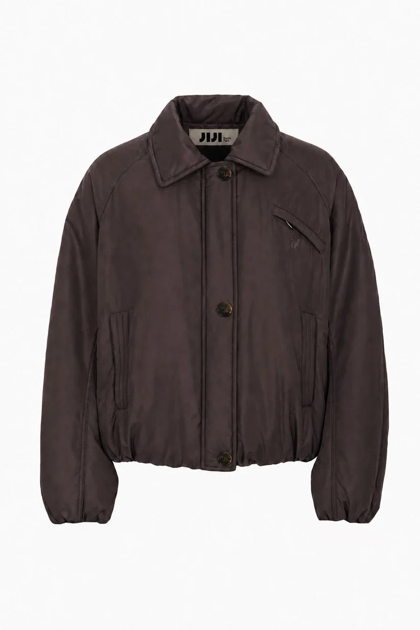 Neil Puffer Jacket - Chocolat