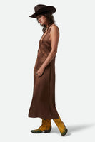 The Ridge Slip Dress - Pinecone Brown