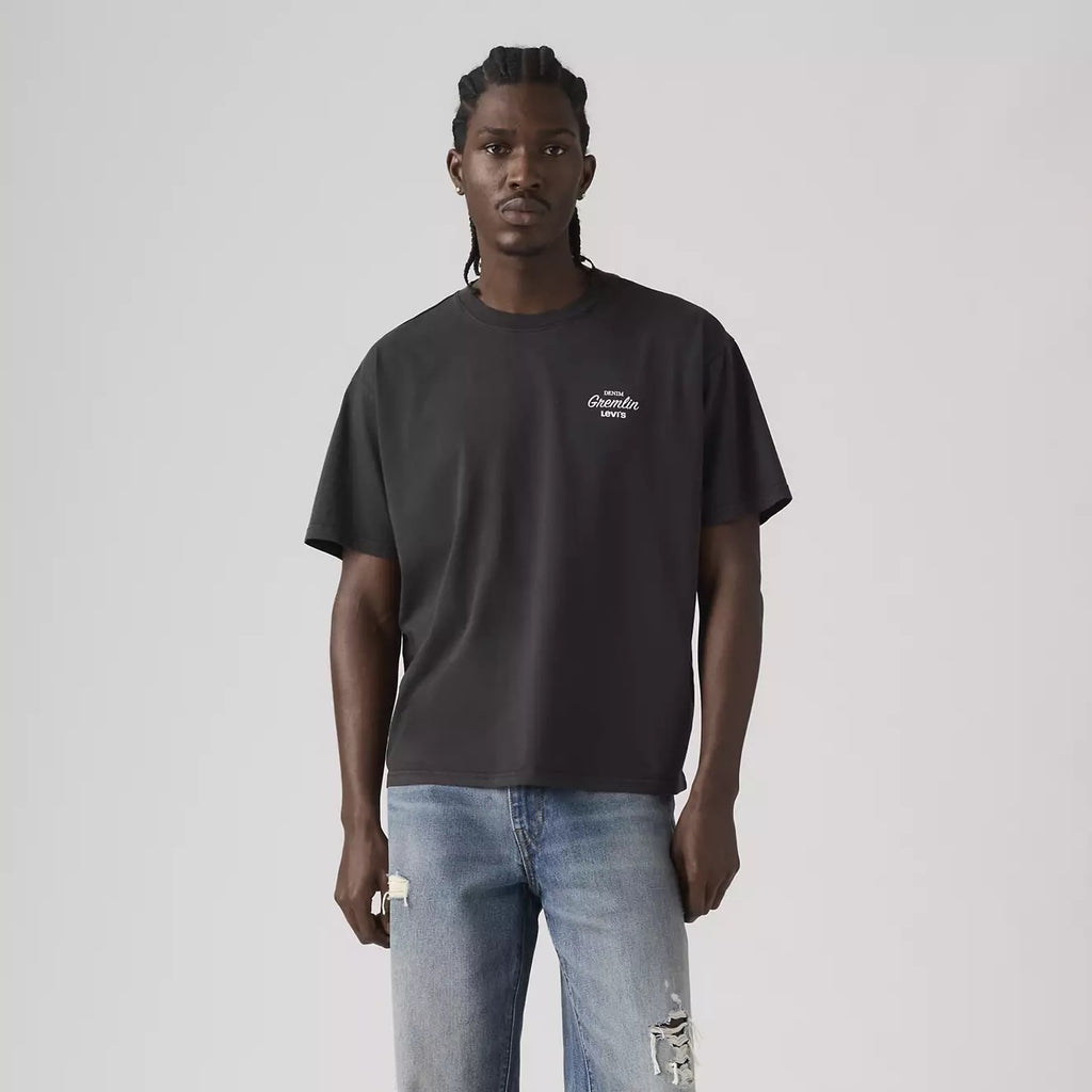 GR Boxy Tee - Coastal Creative Gremlin Jet Black