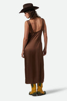 The Ridge Slip Dress - Pinecone Brown