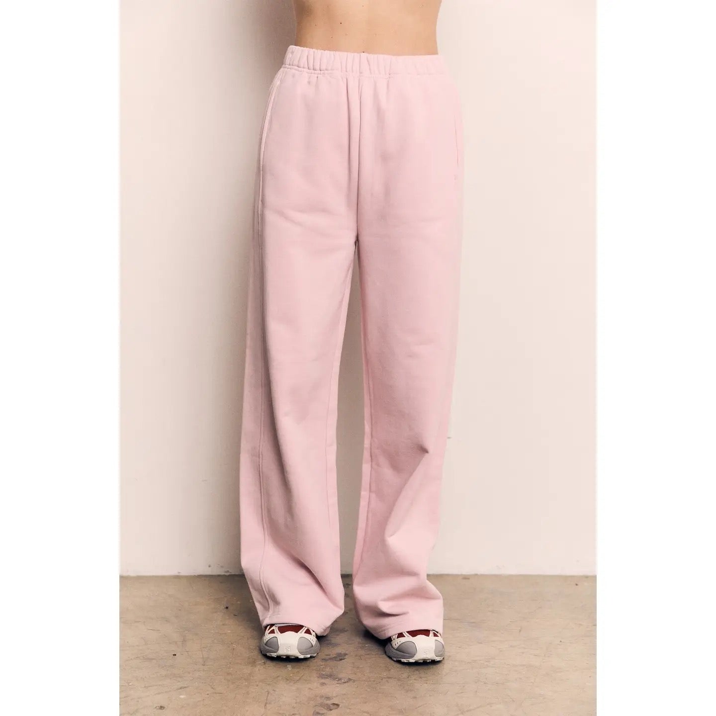Organic Cotton Terry Wide Pants AAD318