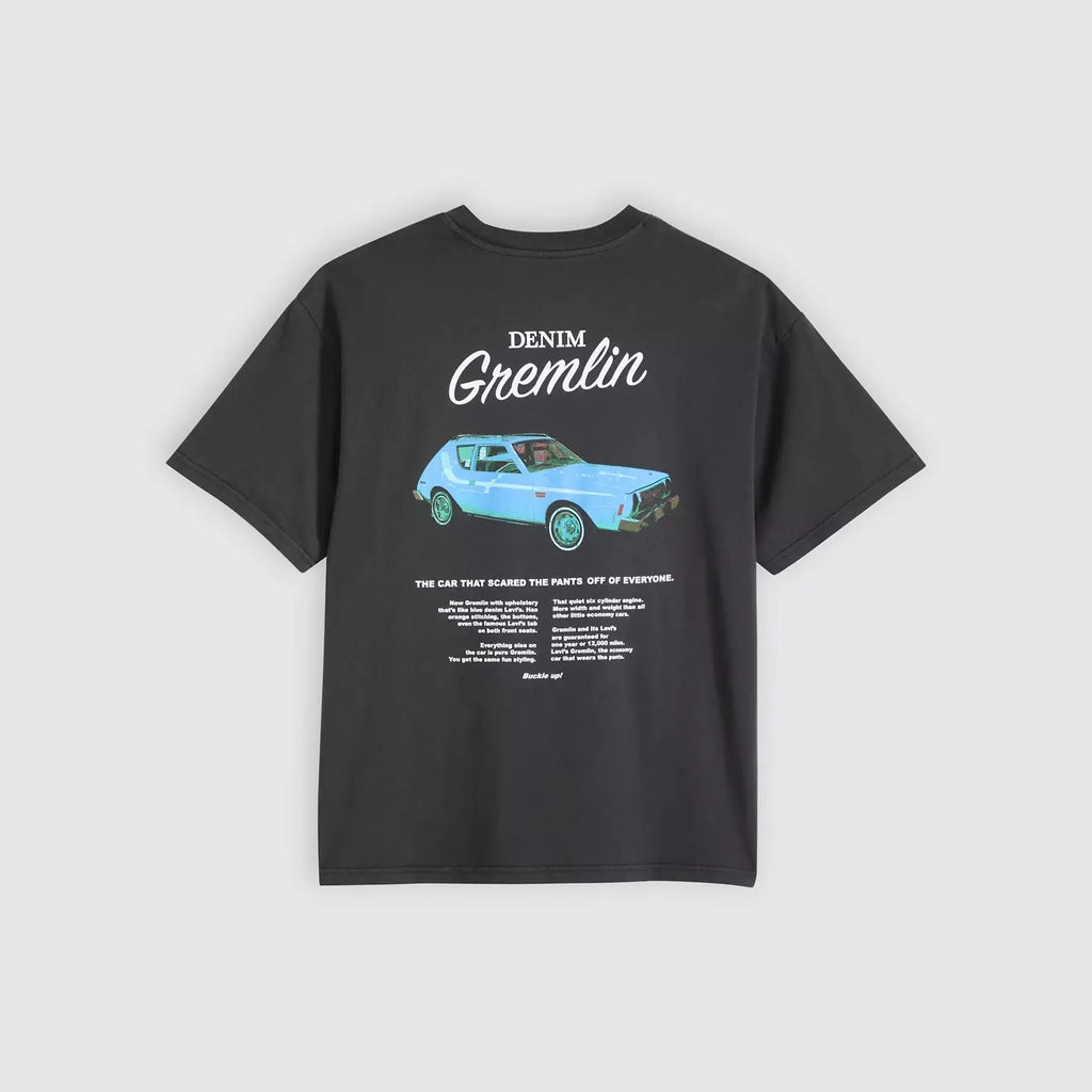 GR Boxy Tee - Coastal Creative Gremlin Jet Black