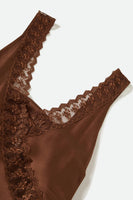 The Ridge Slip Dress - Pinecone Brown