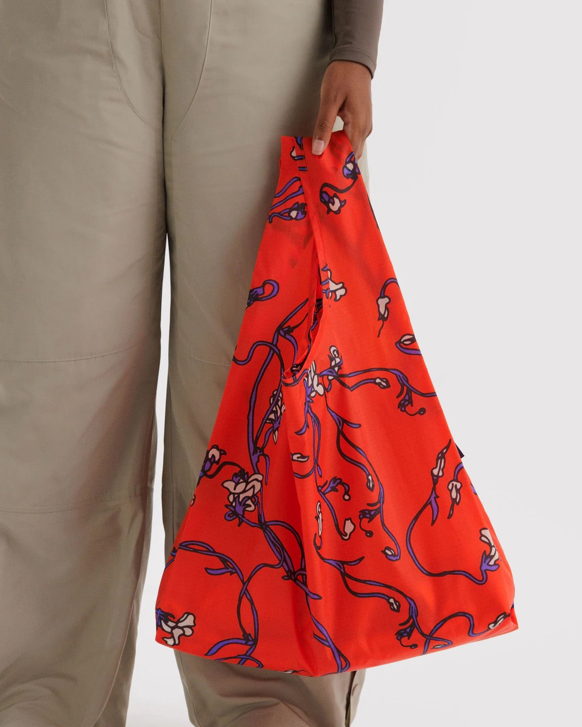 Standard Baggu - Red Snapdragon