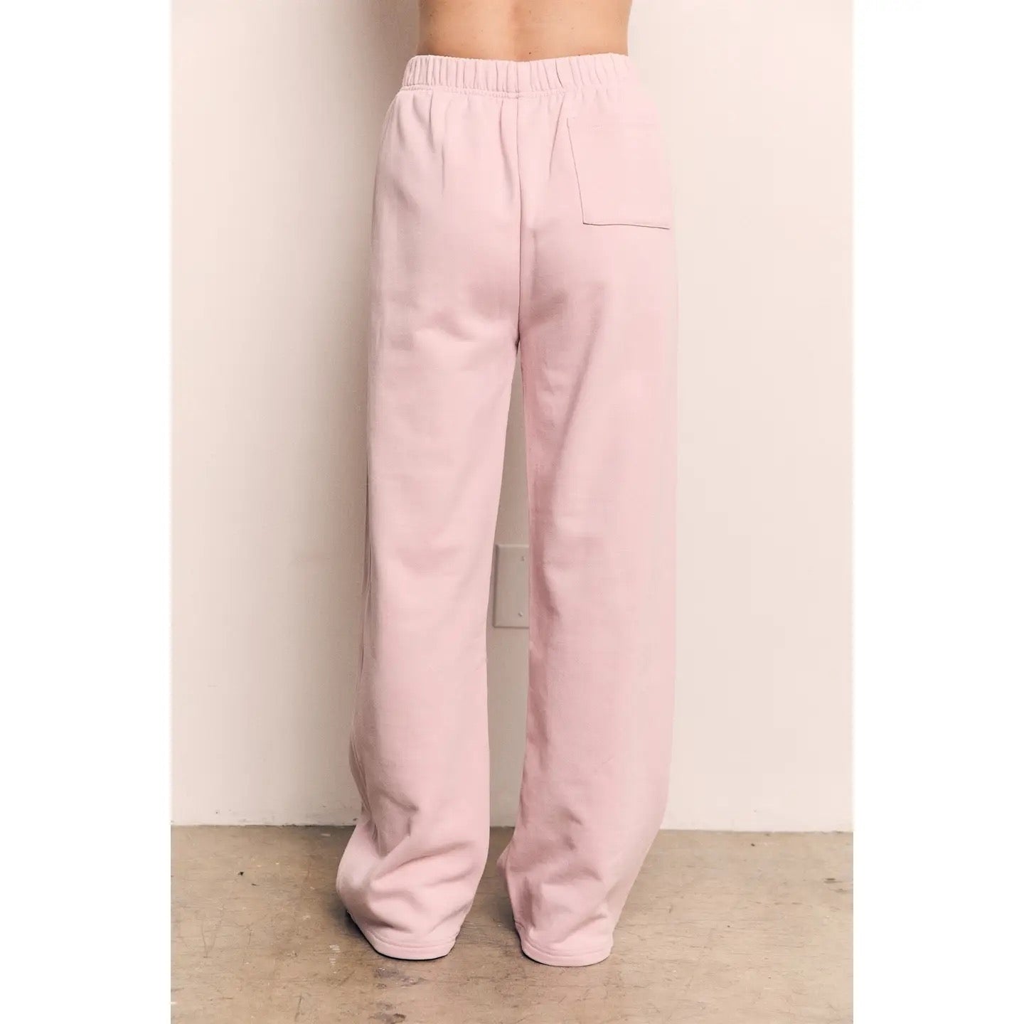 Organic Cotton Terry Wide Pants AAD318