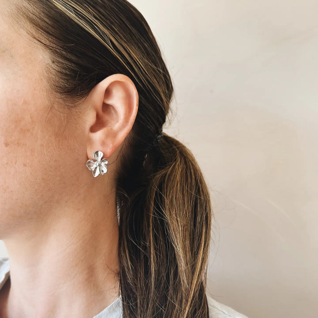 Small Viola Earrings