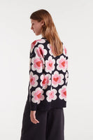 Sweetheart Jumper Jacquard - Black Multi