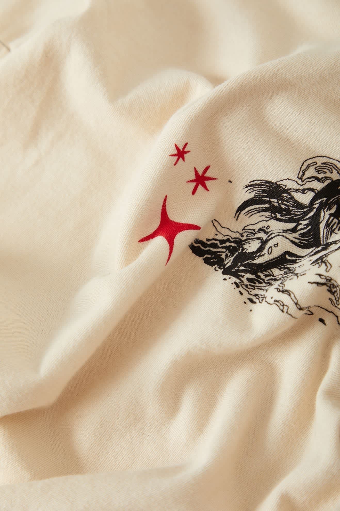 Mid Century Ranch Slim Crew Tee - Whitecap