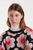 Sweetheart Jumper Jacquard - Black Multi