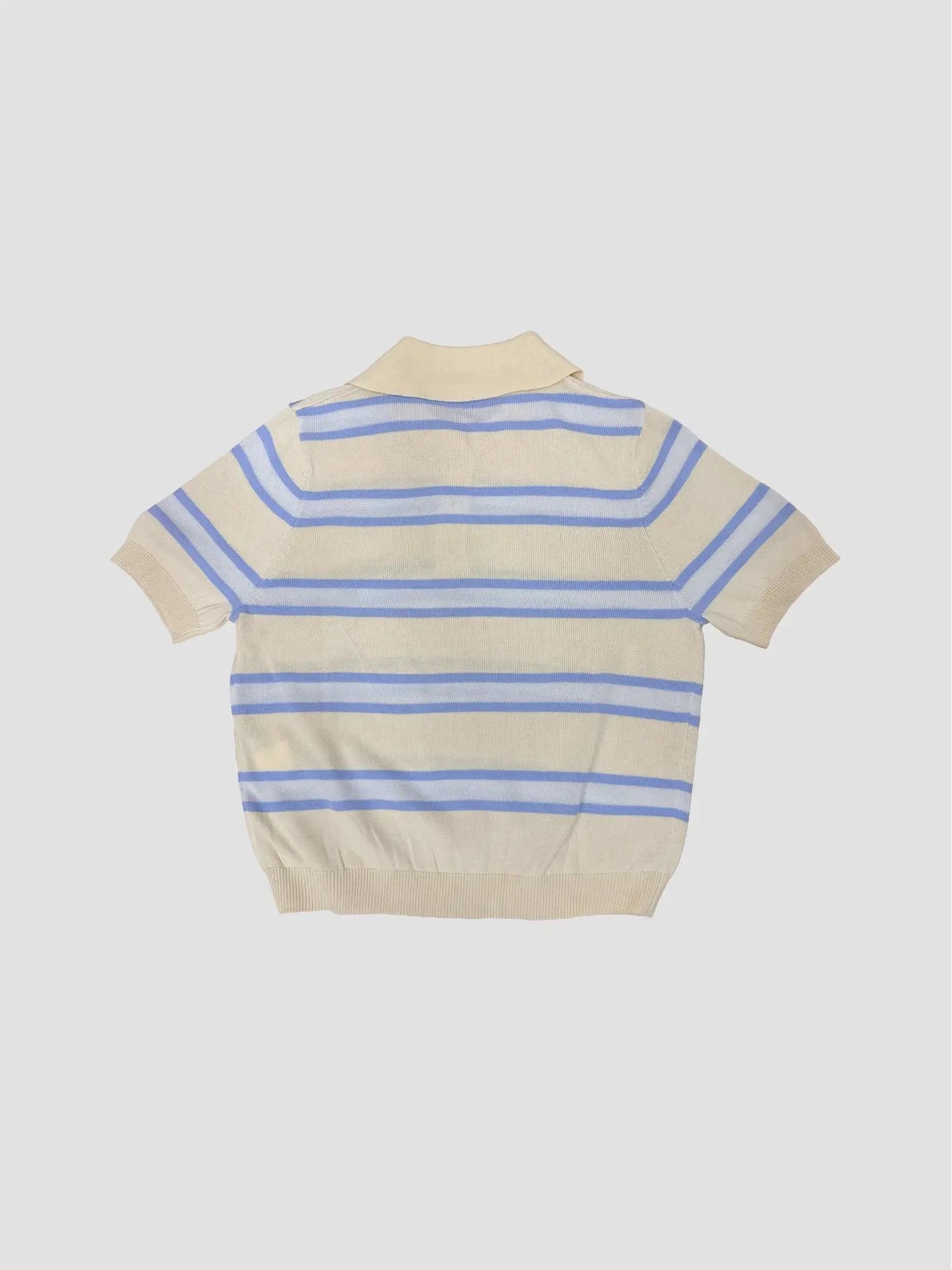 Striped Cropped Lightweight Summer Sweater