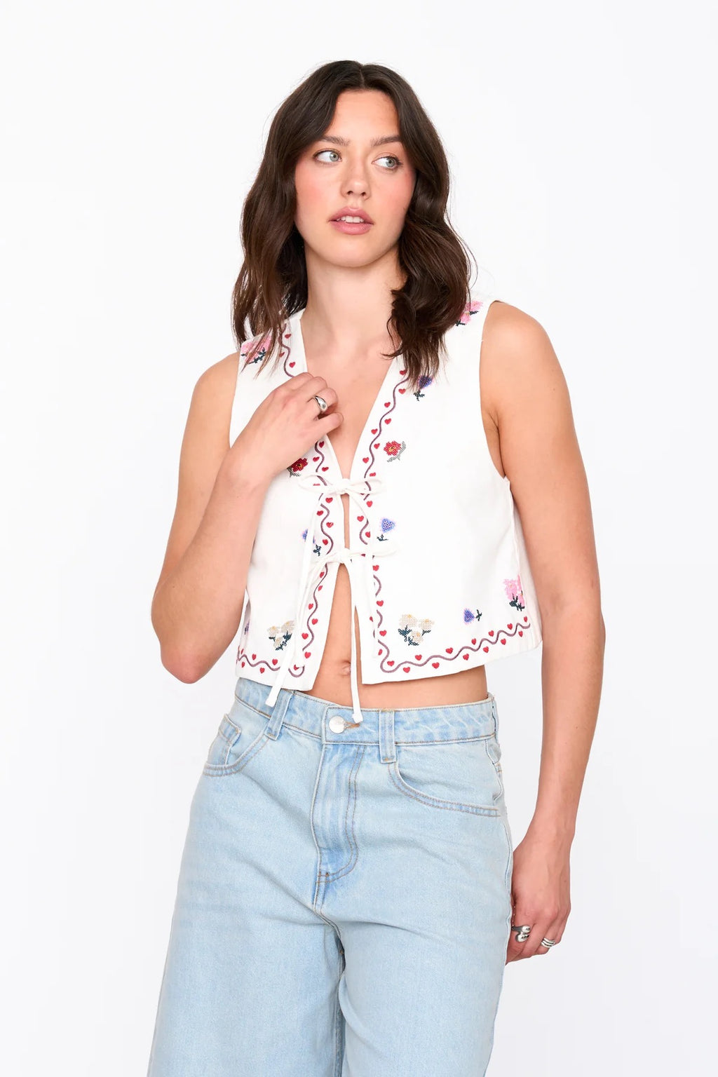 Embroidered Vest