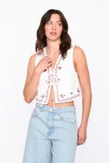 Embroidered Vest