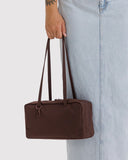 Nylon Bowler Bag - Coffee