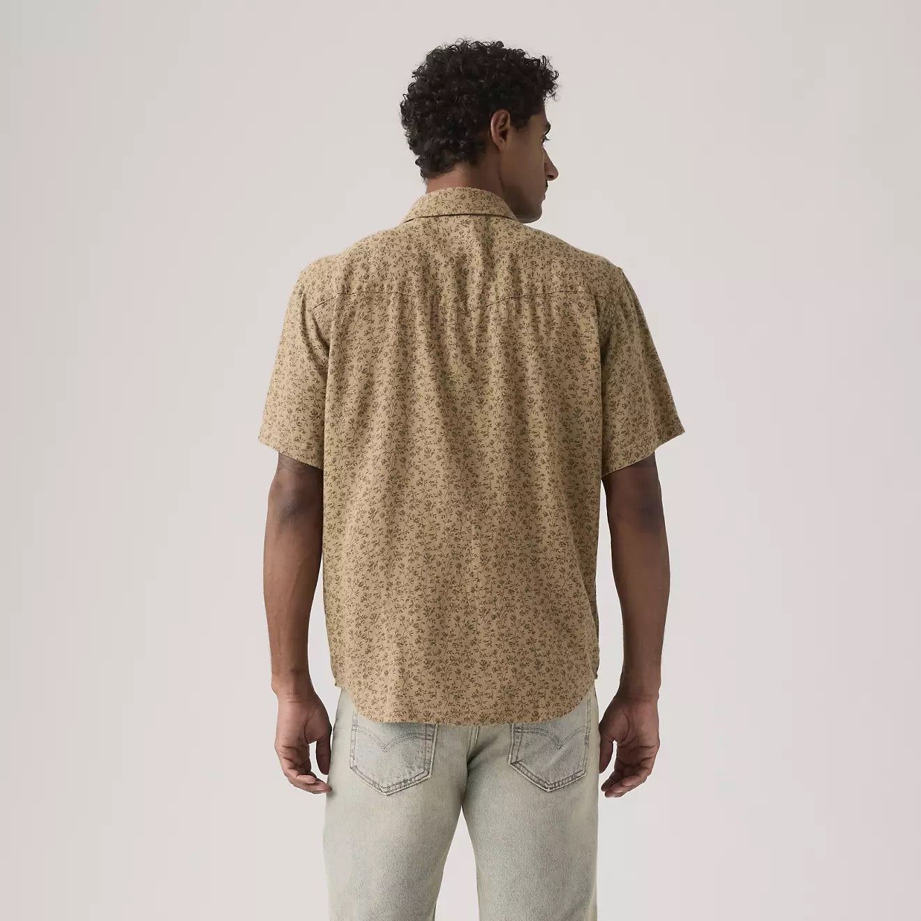 Relaxed Fit Western - Bran Floral Tiger's Eye