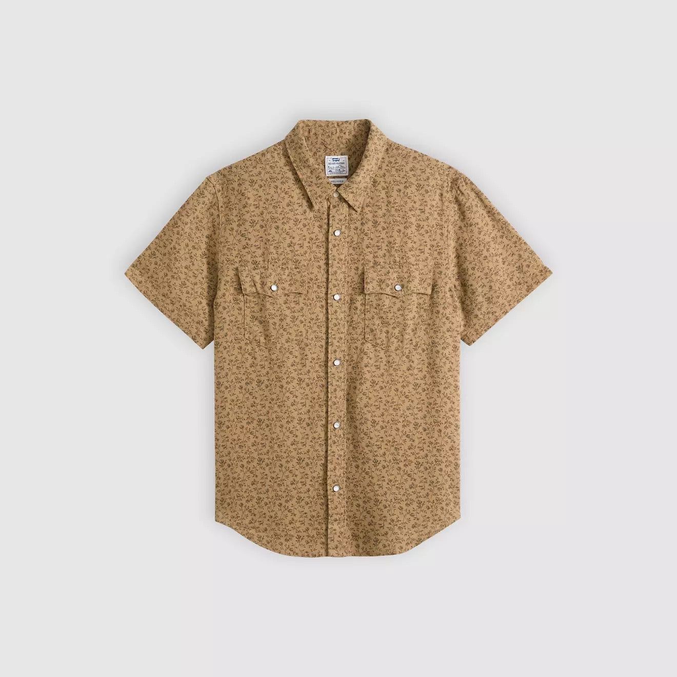 Relaxed Fit Western - Bran Floral Tiger's Eye