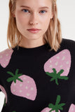 Morango Jumper Jacquard - Black Multi