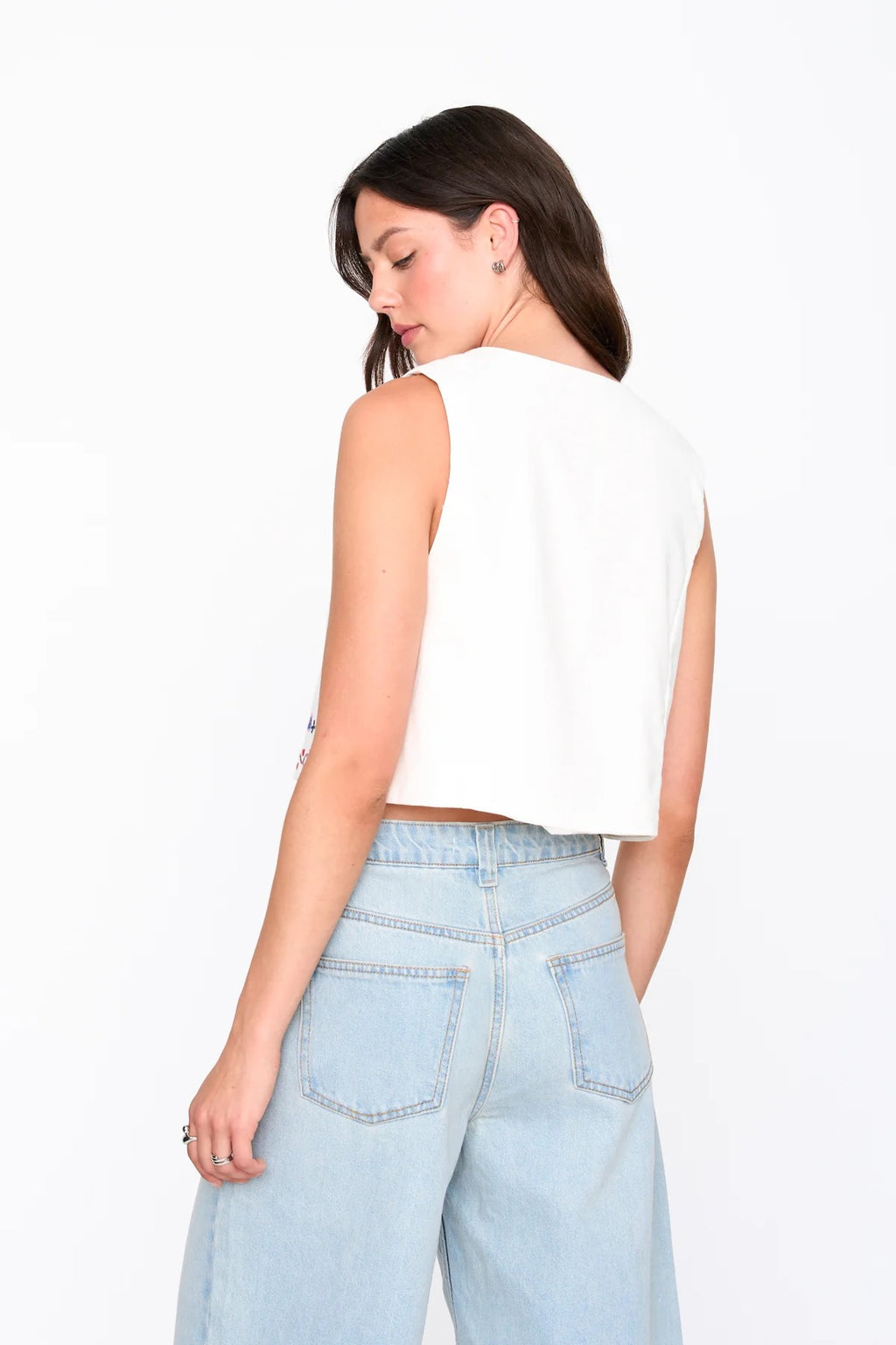 Embroidered Vest