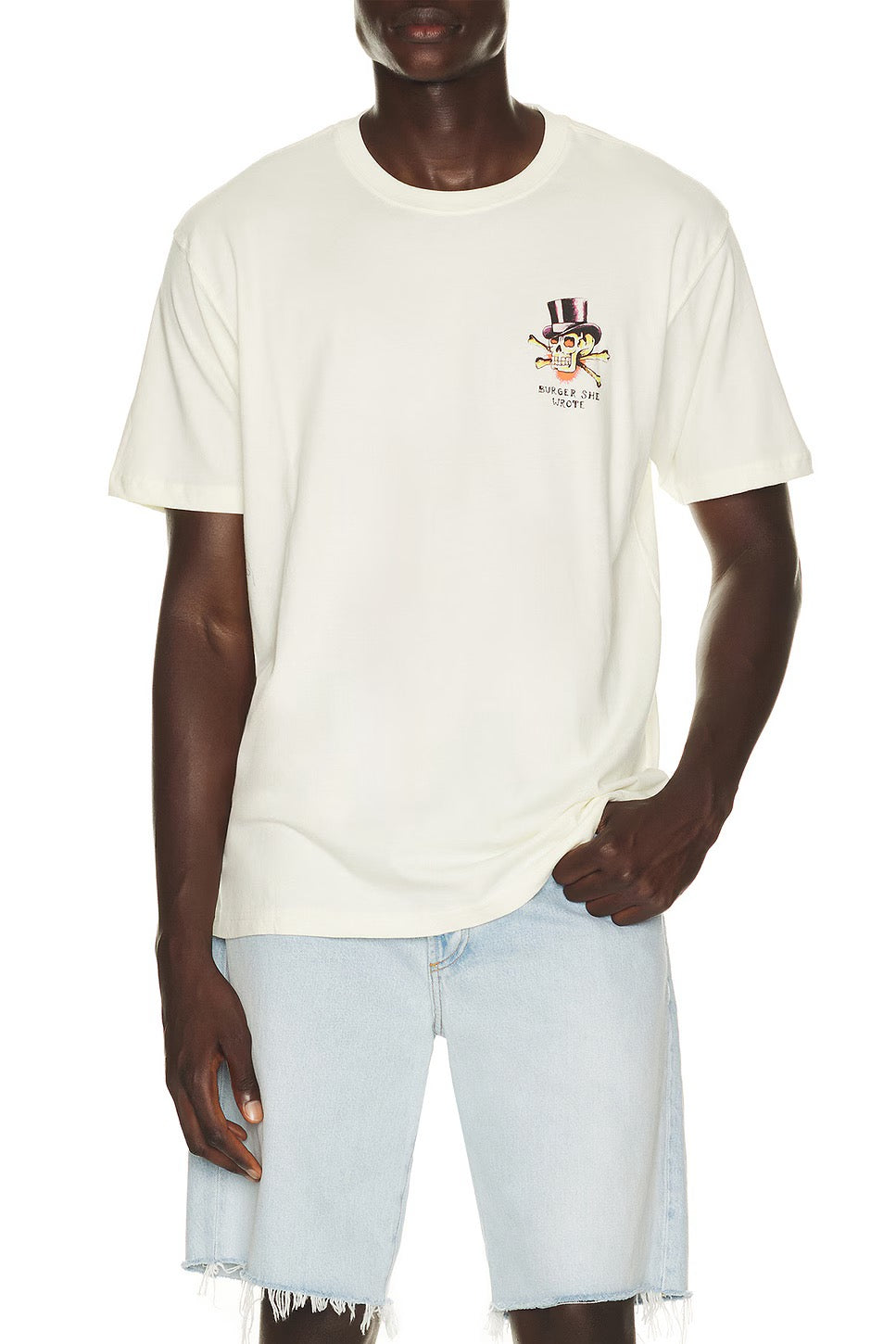 Burger She Wrote Short Sleeve Standard Tee - Natural