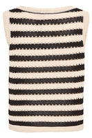 Birdis Top - Black/Almond Milk