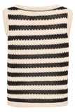 Birdis Top - Black/Almond Milk