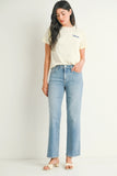 Stretchy Straight - Light  Denim