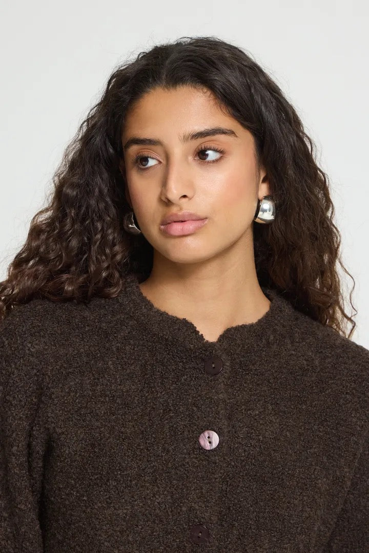 Sarisa Cardigan 2 - Coffee Bean