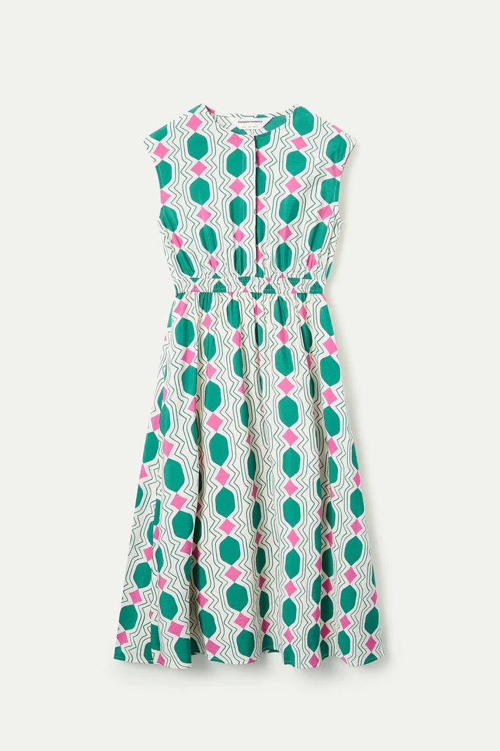 Geometric Midi Dress