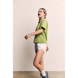 Mineral Washed Loose Fit Cotton Jersey Tee AAD097