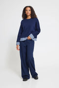 Pinda Mix Sweatshirt - Maritime Blue