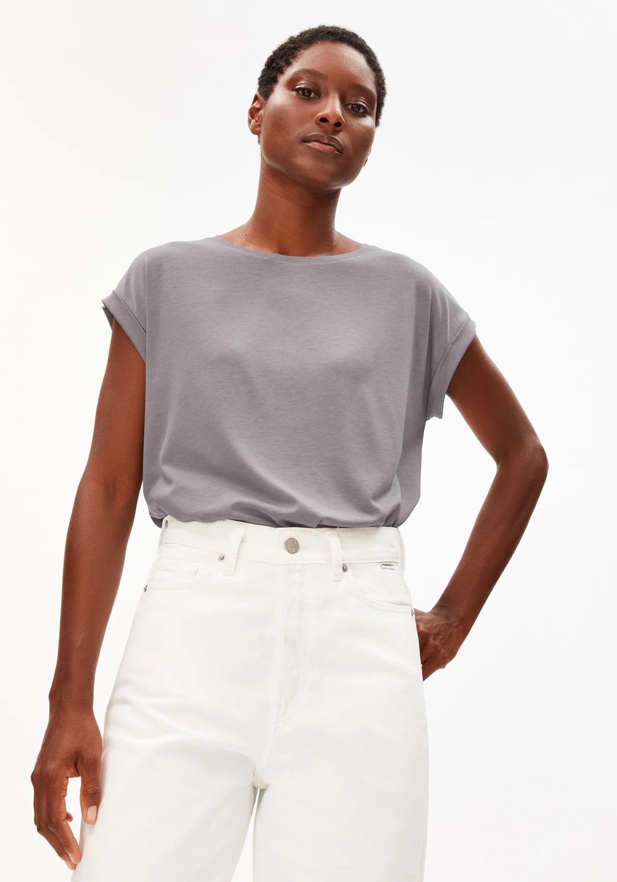 Jilaana T Shirt - Seal Grey