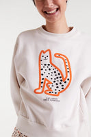 Cat Lover Since Forever Sweatshirt - Off White