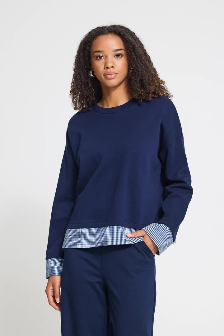 Pinda Mix Sweatshirt - Maritime Blue