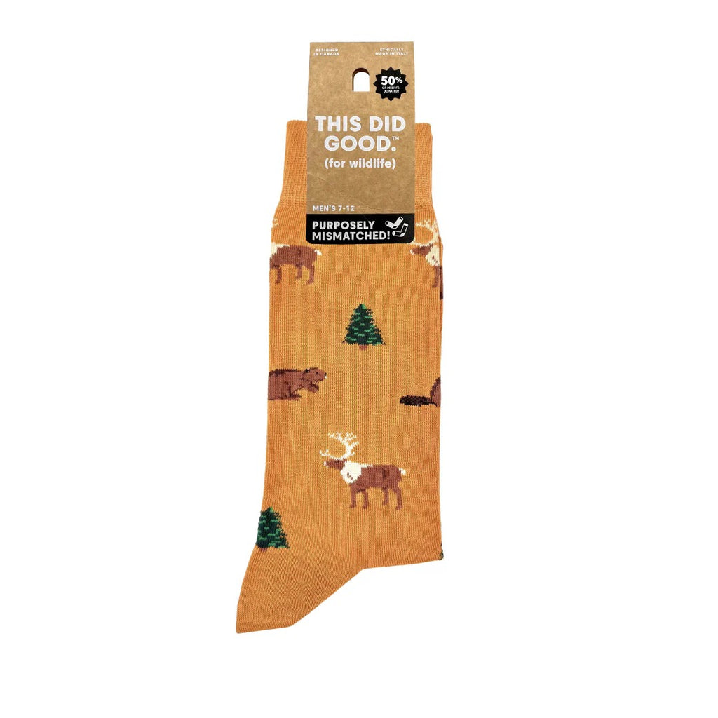 Wildlife This Did Good Mismatched Sock M