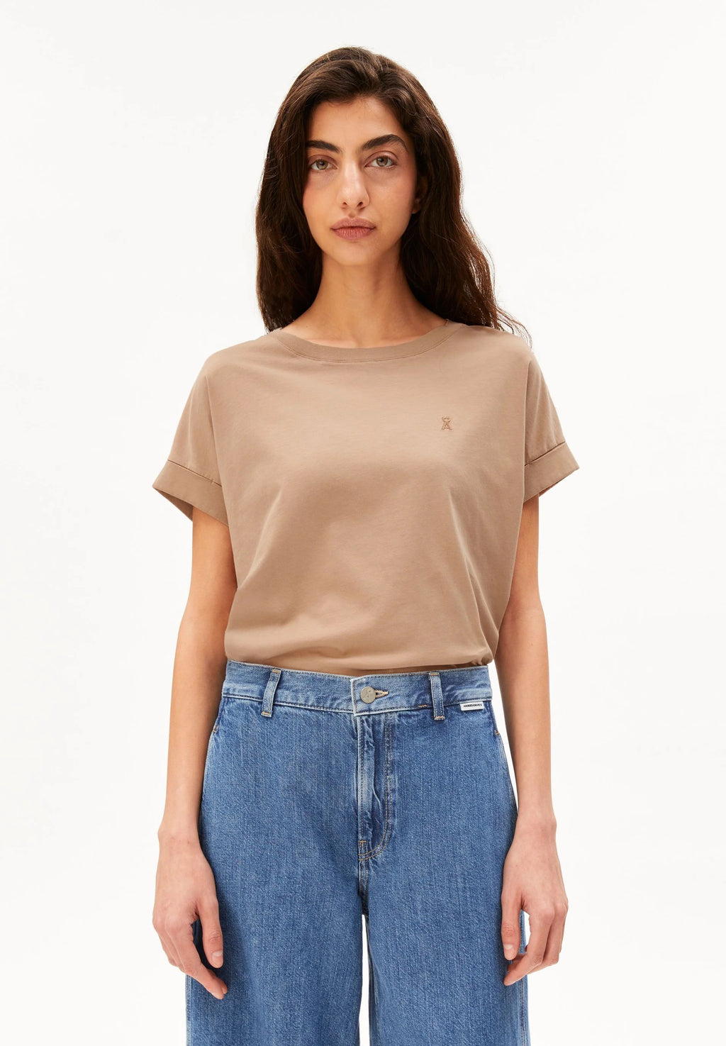 Idaara Organic Cotton T Shirt - True Camel