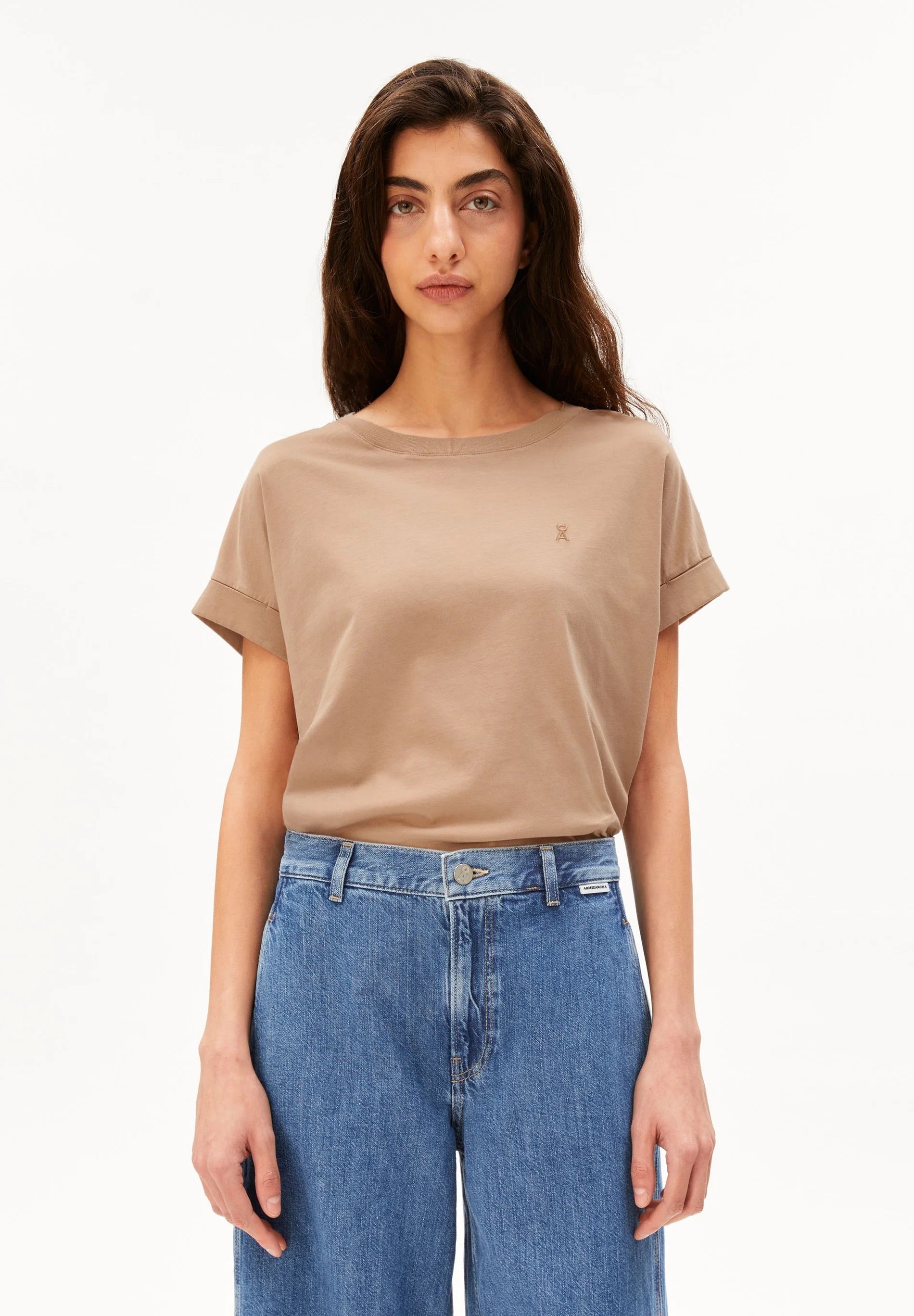 Idaara Organic Cotton T Shirt - True Camel