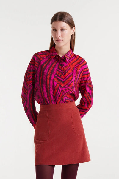 Fedora Shirt - Pink Multi