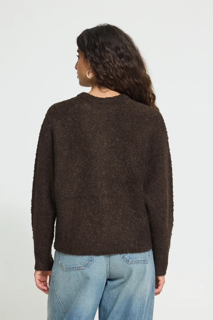 Sarisa Cardigan 2 - Coffee Bean