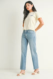 Stretchy Straight - Light  Denim