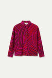 Fedora Shirt - Pink Multi