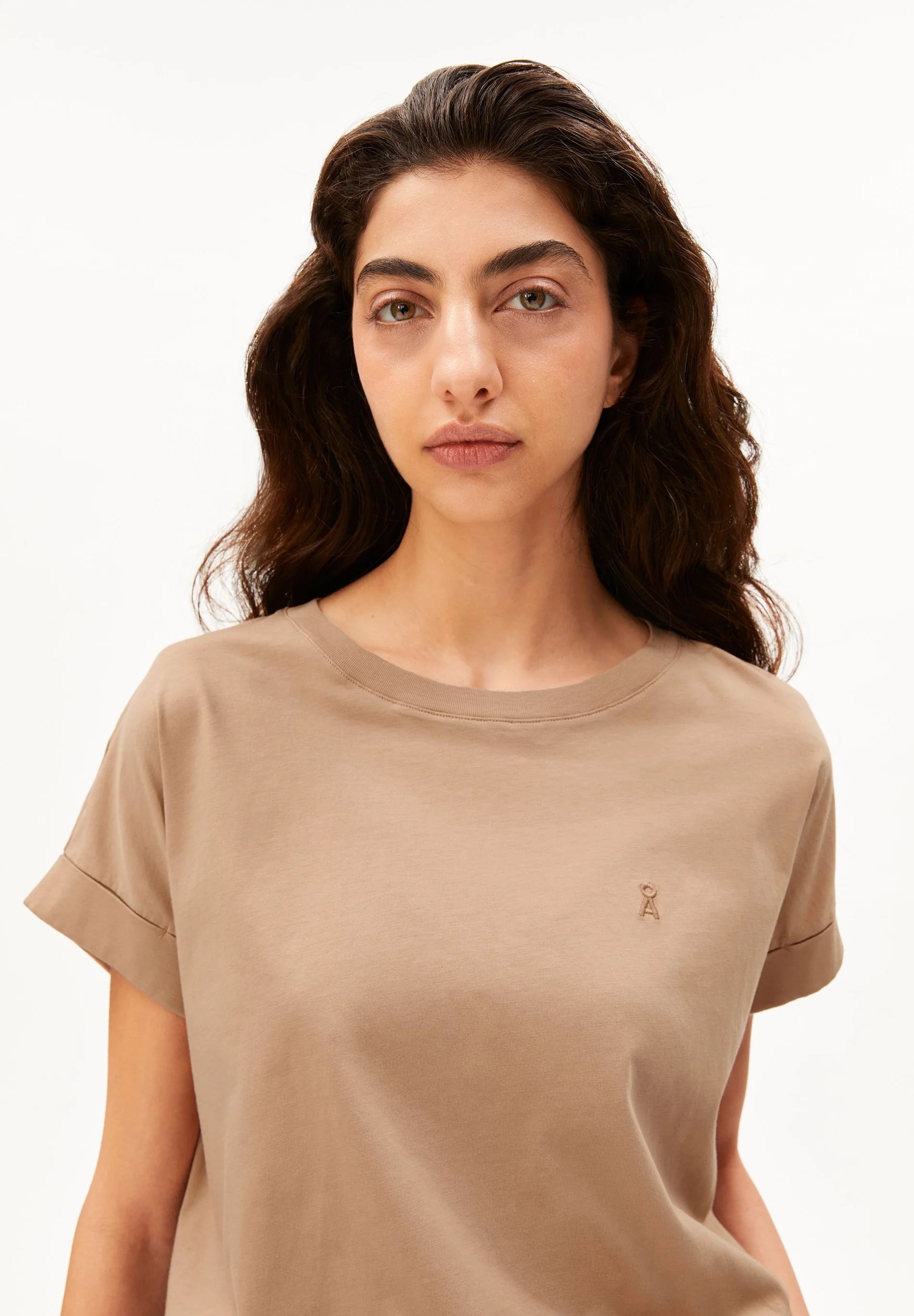 Idaara Organic Cotton T Shirt - True Camel