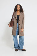 Jannet Jacket 10 - Taupe Grey Melange